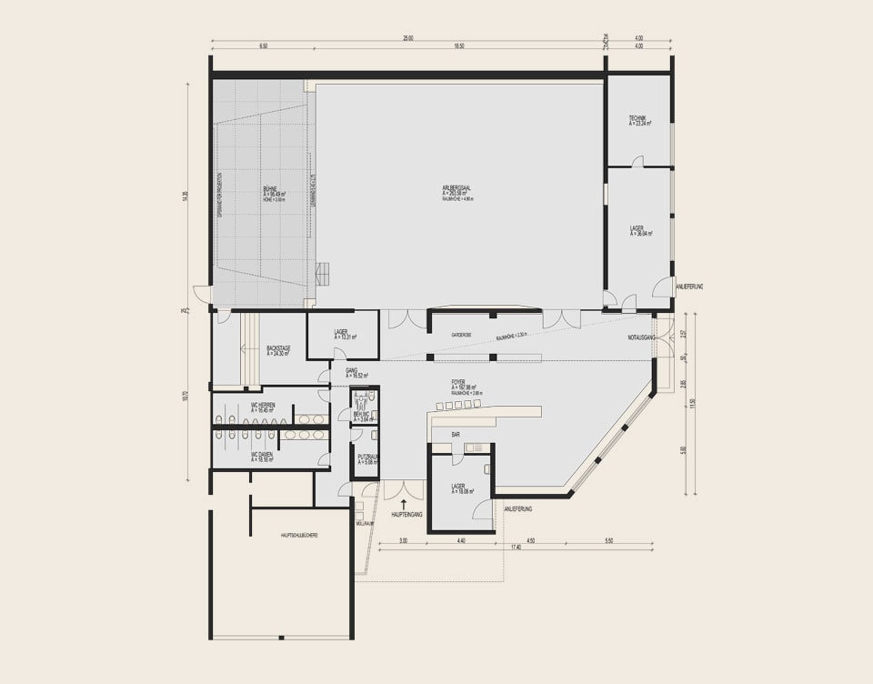 Arlbergsaal – Grundriss